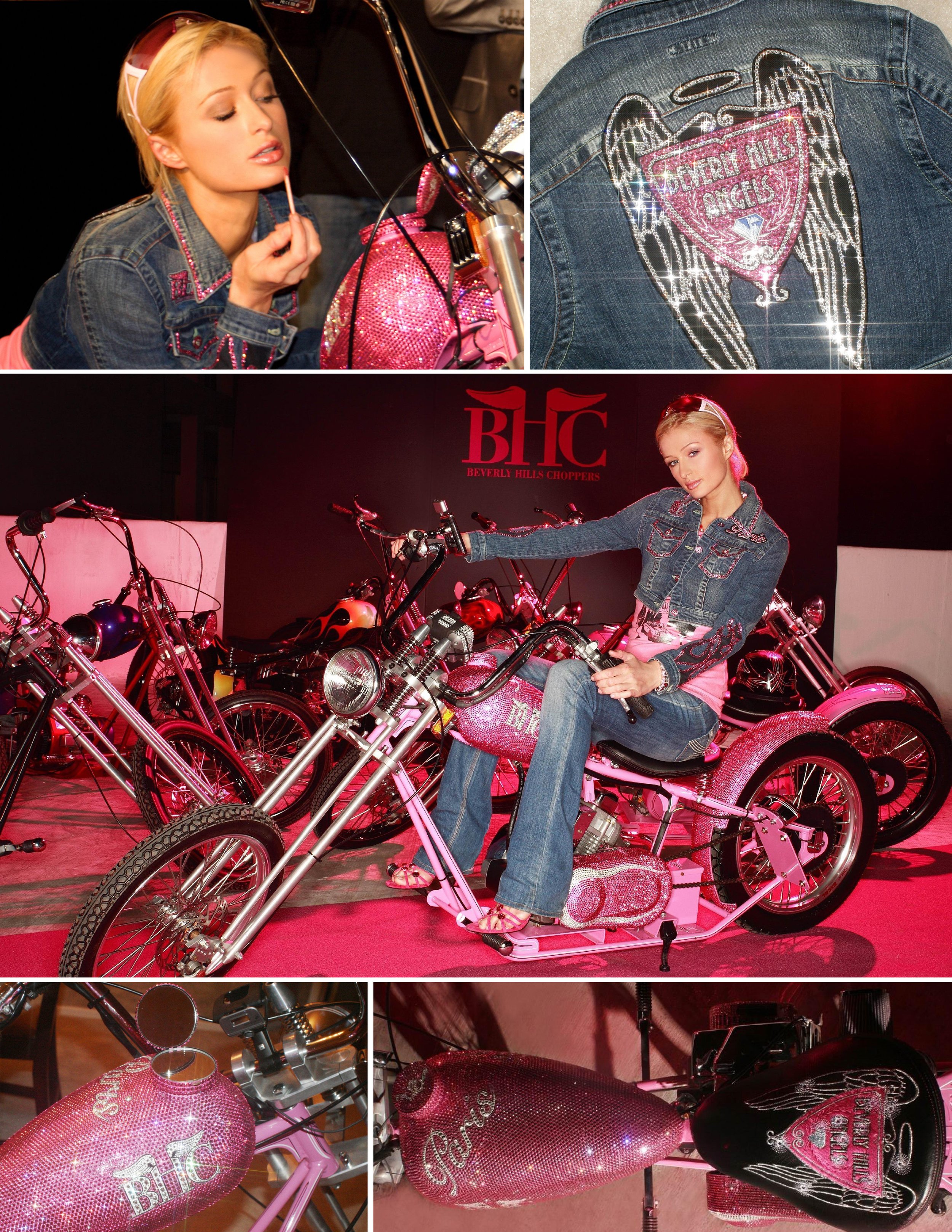 Victor Sanabrais Photographer Paris Hilton Motorcycle  