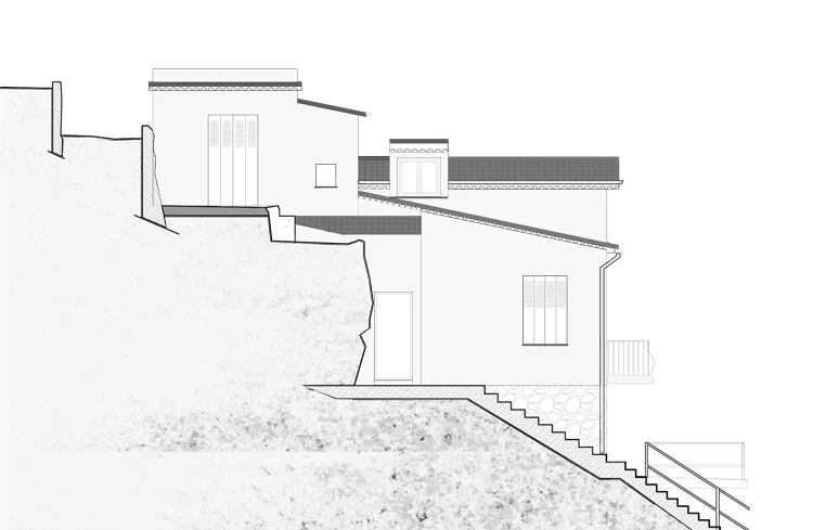 maison#azur#LLARCHITECTES#romain lachaniette#extension#villefranche sur mer#coupeexistante2.jpg