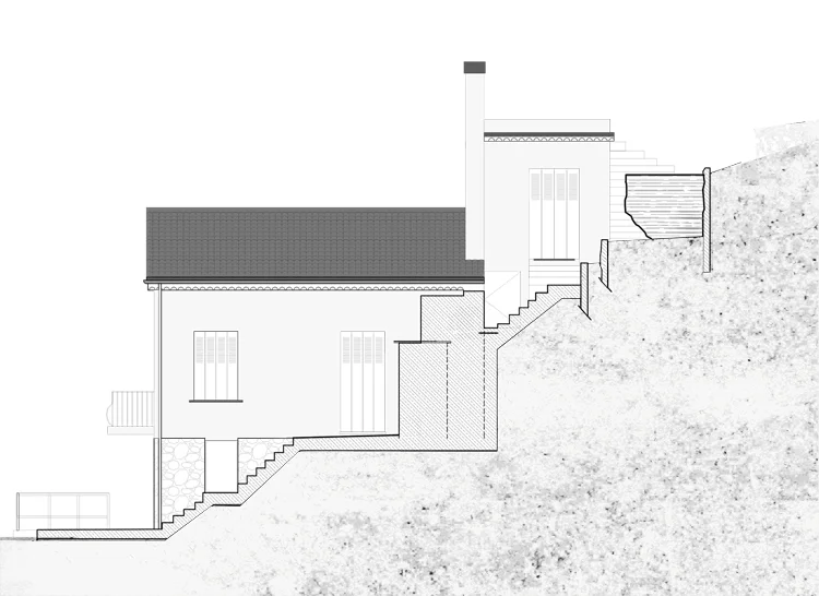 maison#azur#LLARCHITECTES#romain lachaniette#extension#villefranche sur mer#coupeexistante1.jpg