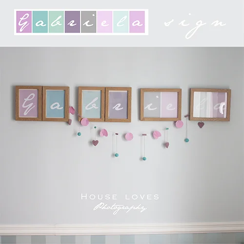 Imienna Dekoracja // Baby Name Deco