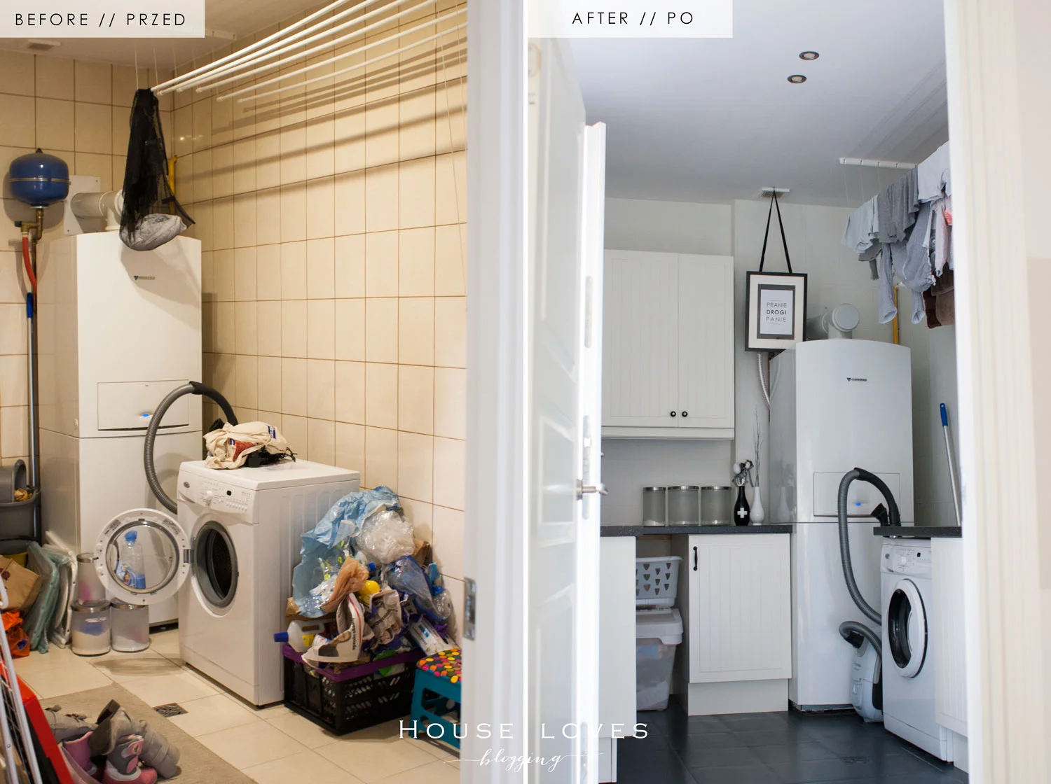 Metamorfoza Pralnio-Spiżarni // Laundry-Storage Room Makeover