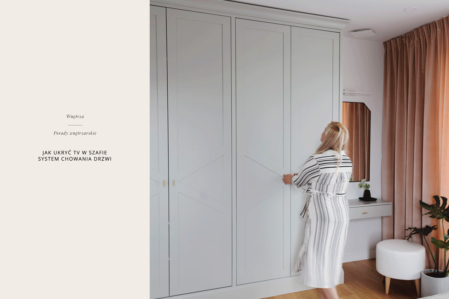Jak Ukryć TV w Szafie - system Chowania Drzwi HAWA PEKA