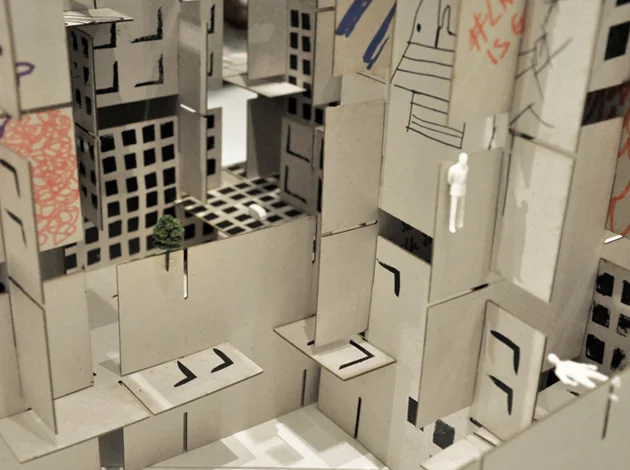 Be Co-operative - Many hands make artwork Interactive exhibition piece.