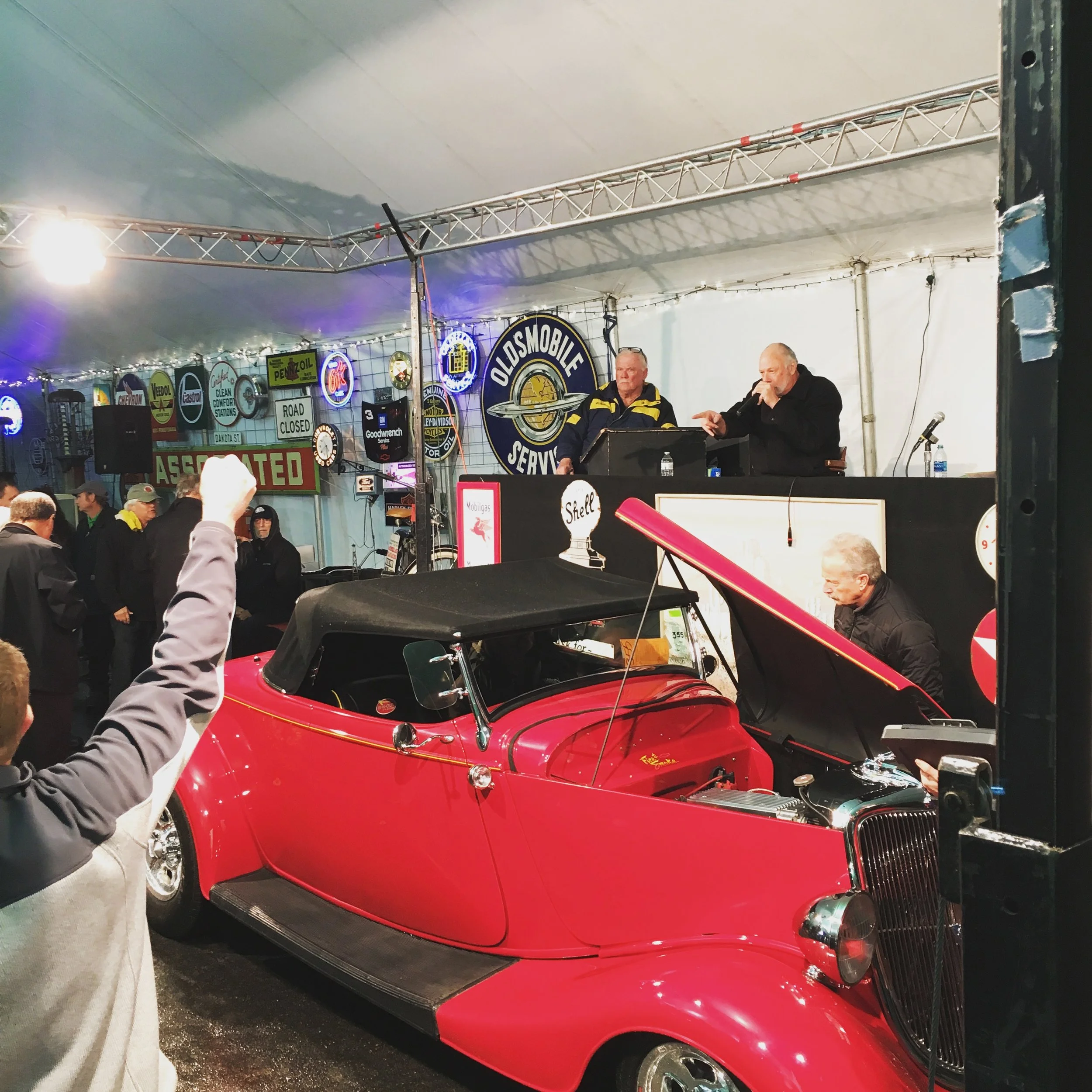 This nice 1934 Ford Roadster sold for $34,500.