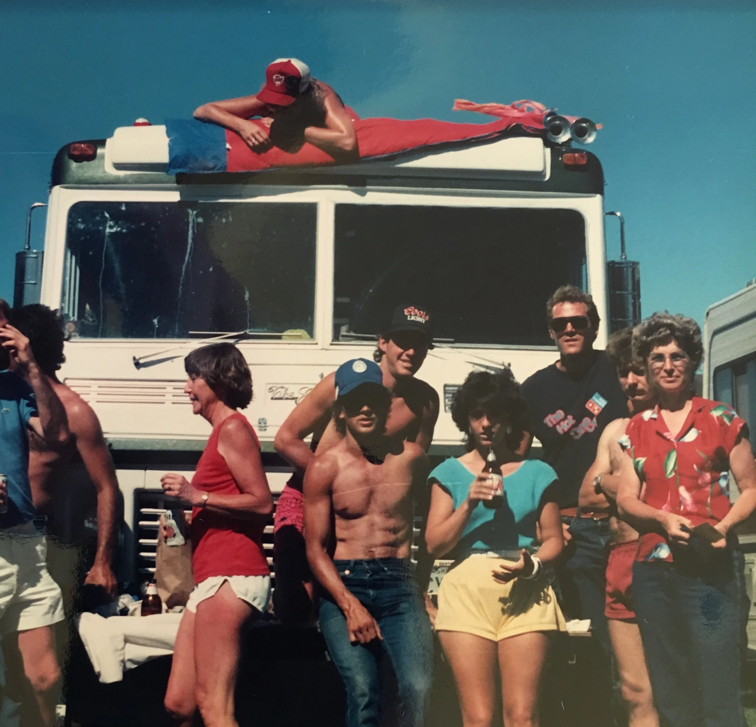The good looking guy in the black hat is me! 1984