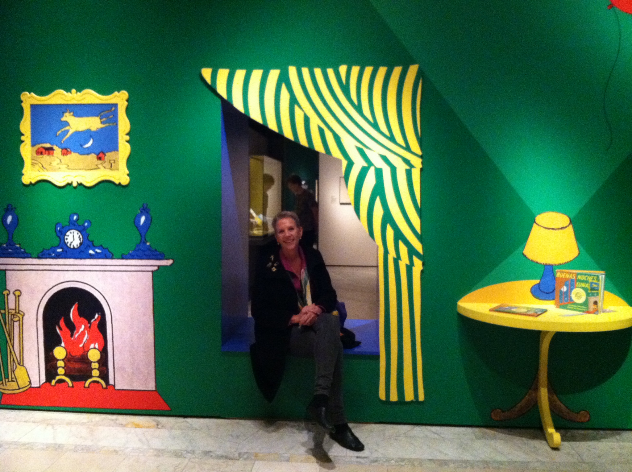 In a Great Green Room at NYPL for the Children's Book Exhibit. I've turned into the old lady whispering "Hush!"