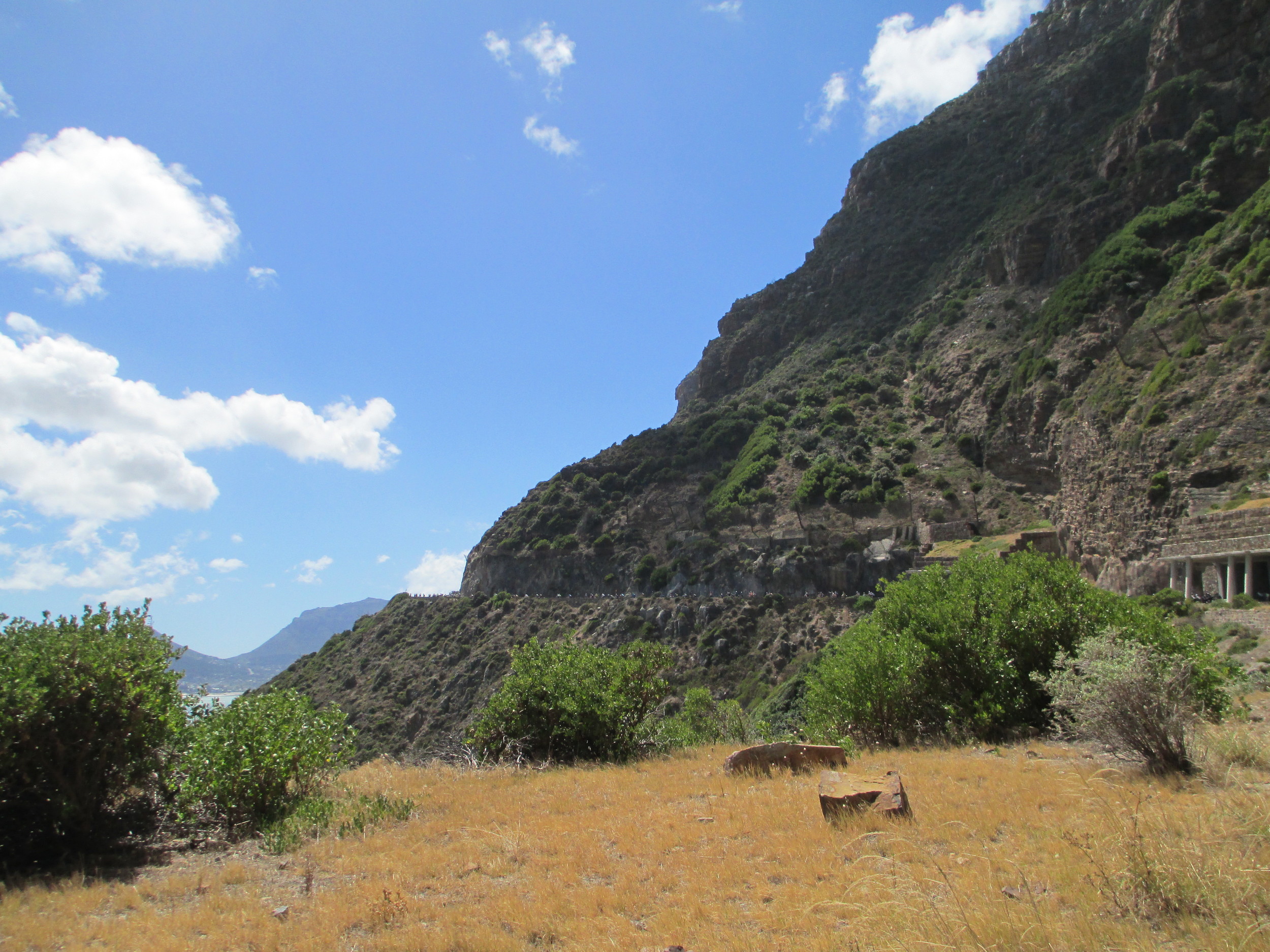 See the road carved into the side of Chapman Hill? And the teeny tiny ant-riders winding up that hill? 