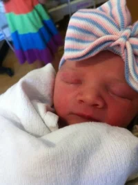  Welcome to the World Felicity Allain Smith, born June 9th, 2014.