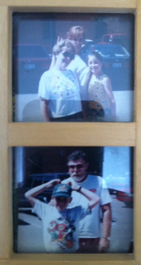 Max & Lexi with Barbara and Gene--back then! IThe photo is clear as a bell, it's our eyesight . . . don't see as well as we did back then. (Maybe it's a good thing?)