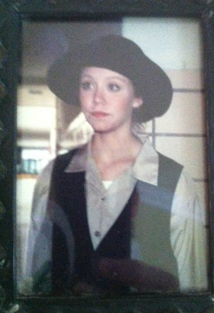 Chelsie, several years older than she was back then. But she looks much the same then, back then, now . . . (this is from a dance recital.)