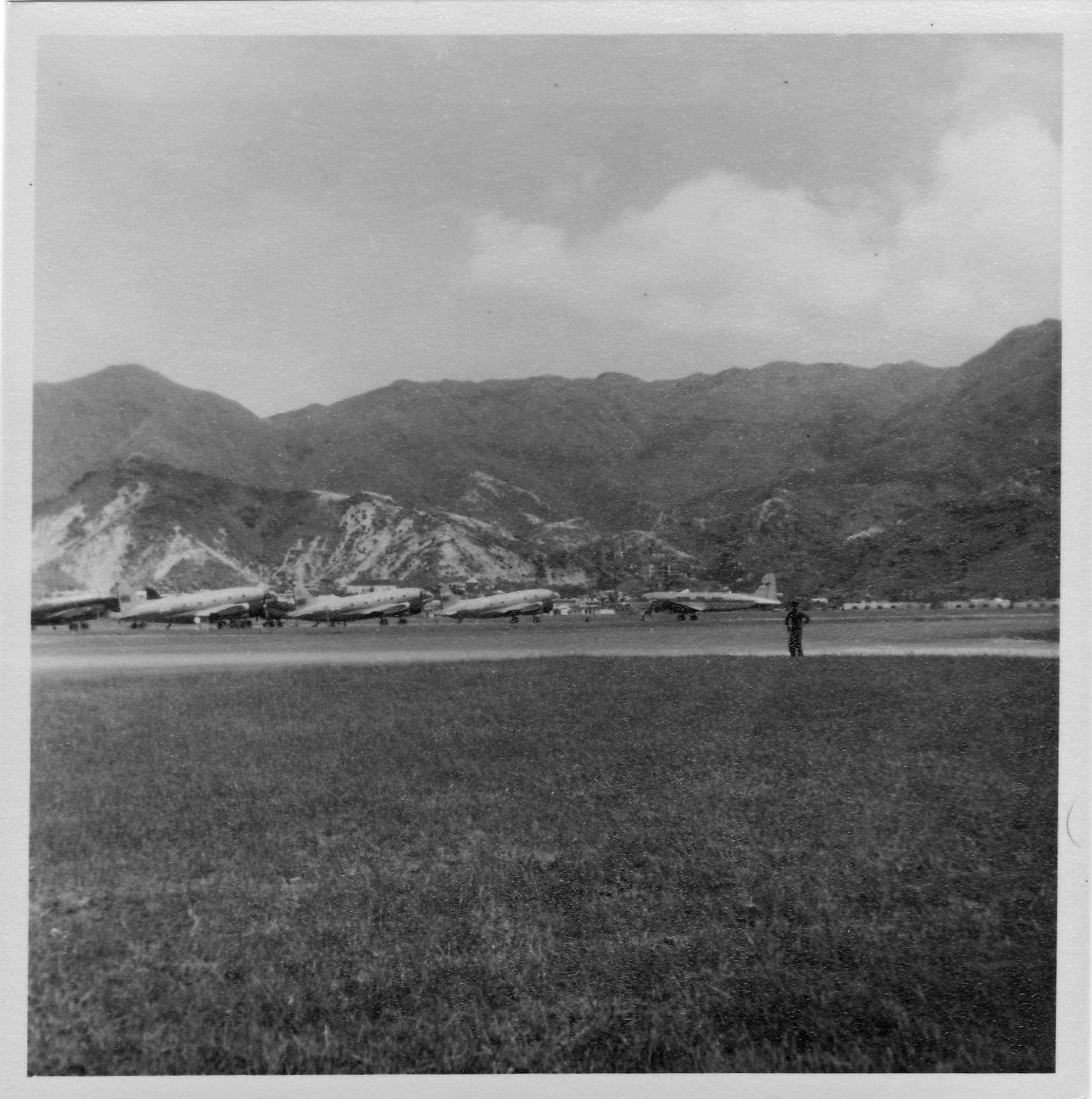 Disputed planes grounded at Kai Tak, 1950