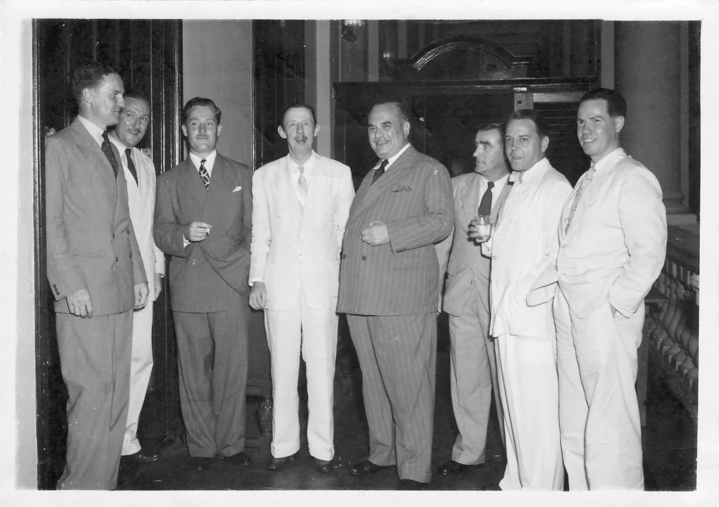 Lord Nathan, Minister of Civil Aviation, visited Hong Kong in September 1947