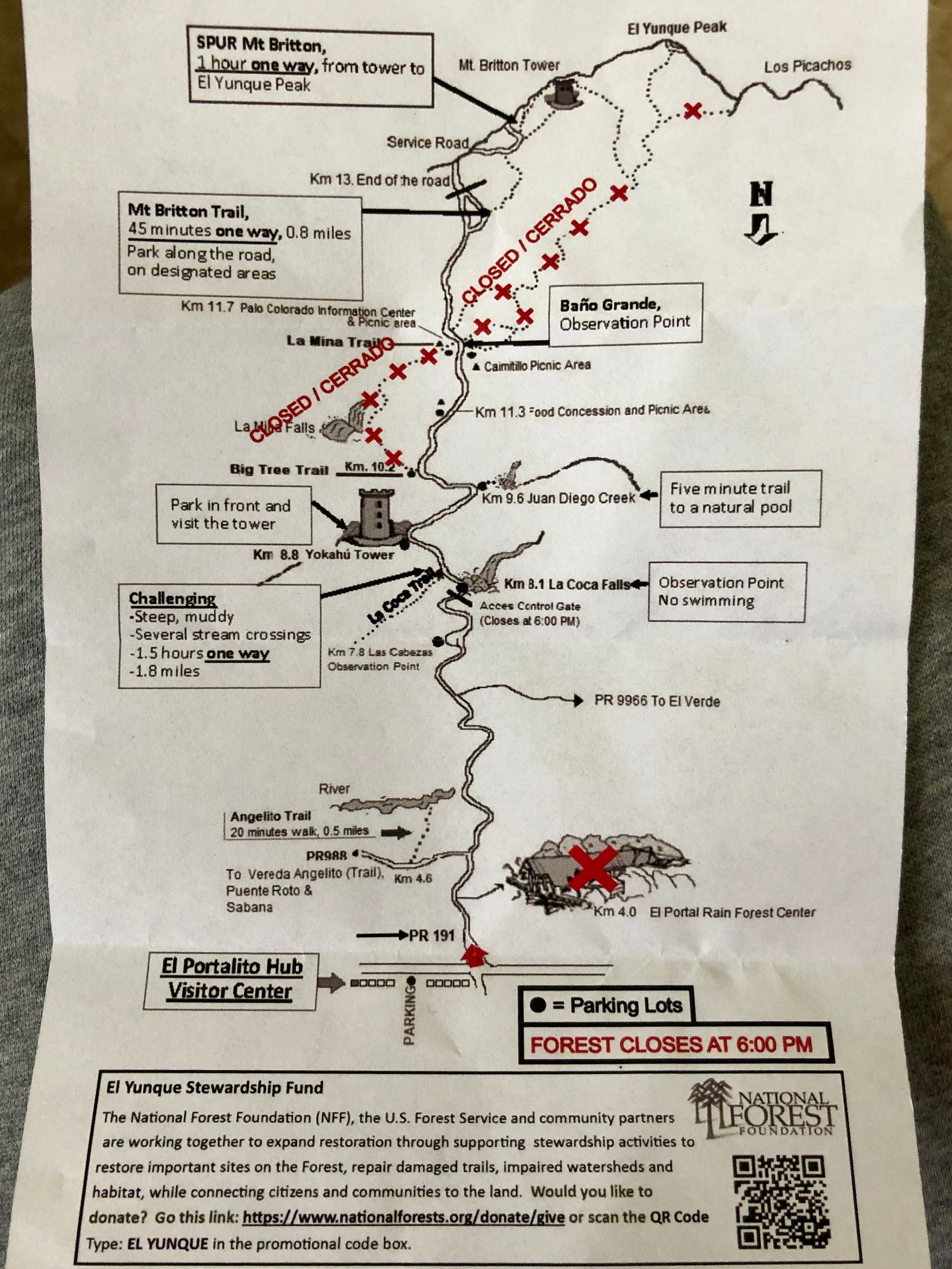 Park map as of April 6, 2019