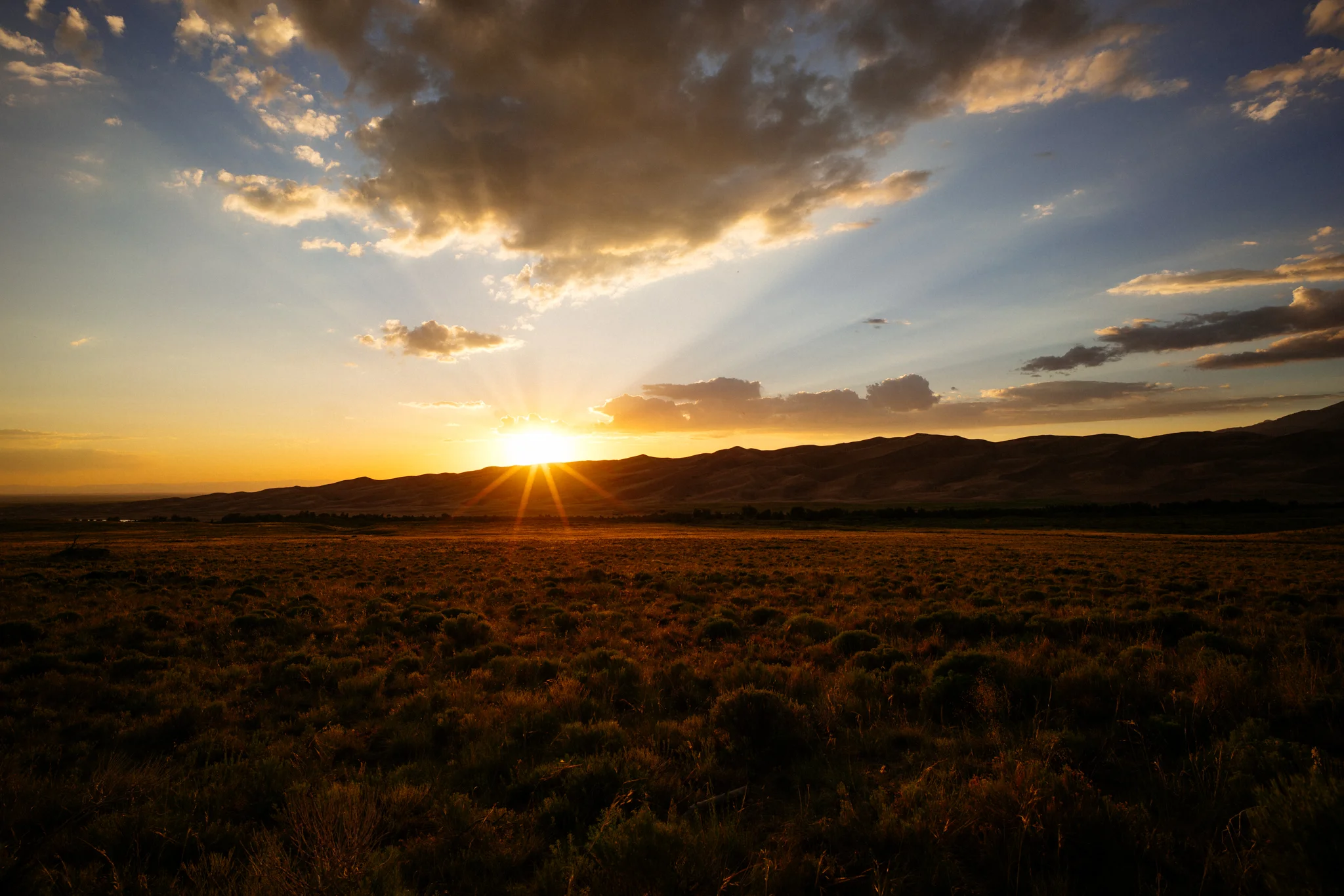 EARLY MORNING AT GREAT SAND DUNES NATIONAL PARK
