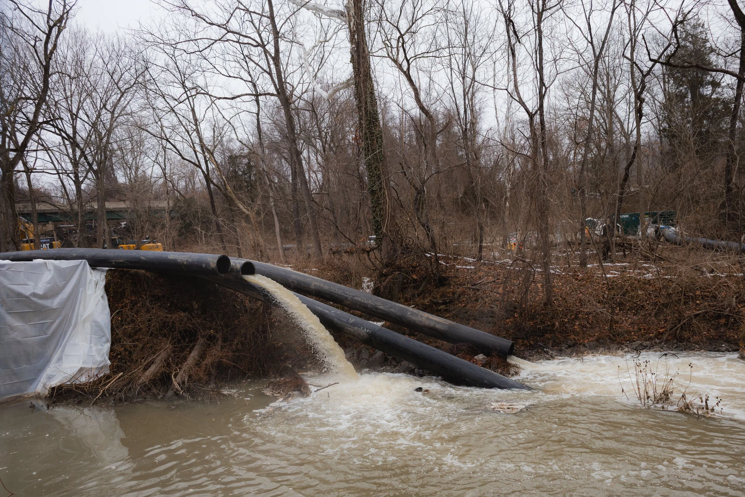 Potomac Interceptor Sewage Spill in February