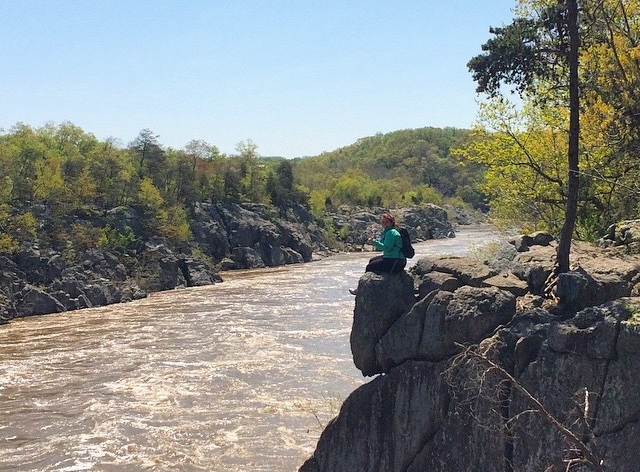 Sitting on a cliff in VA's Great Falls NP.jpg