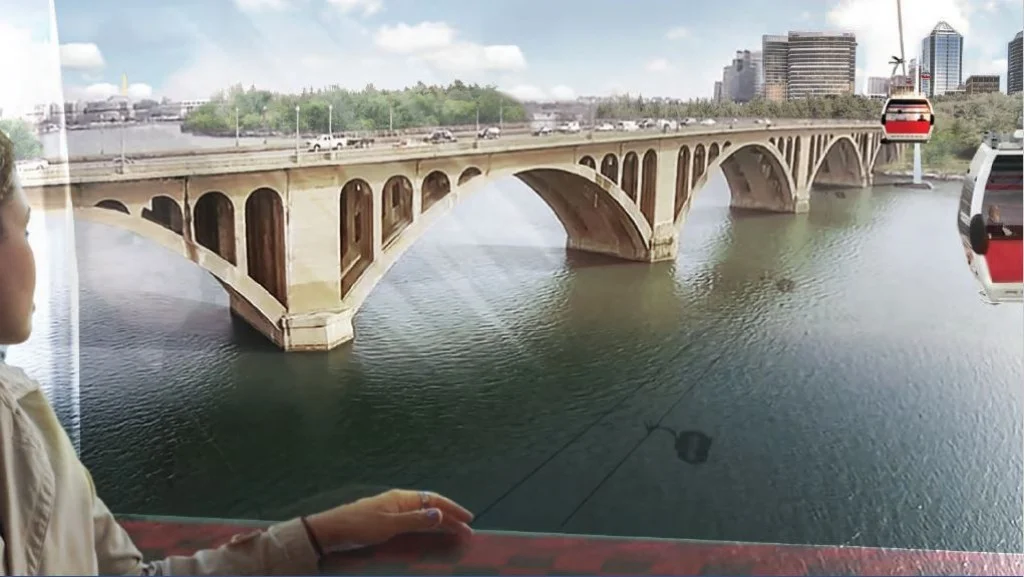 Study finds sky-high transit option over Potomac would be feasible