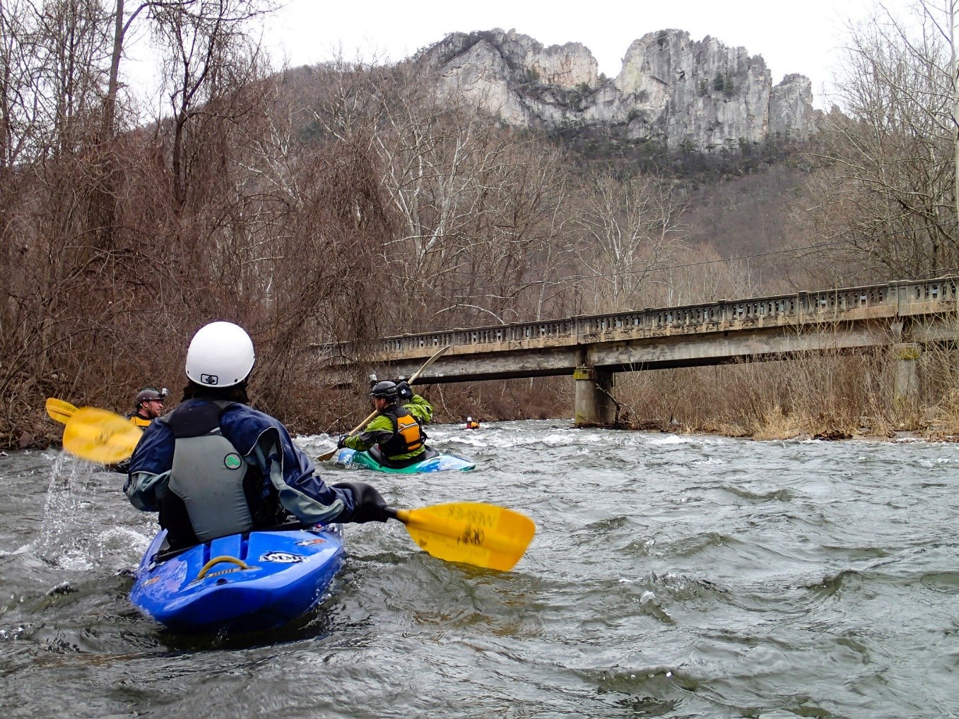Seneca creek & Seneca rocks, Pendleton County, West Virginia. Dave Kersey, 2015.