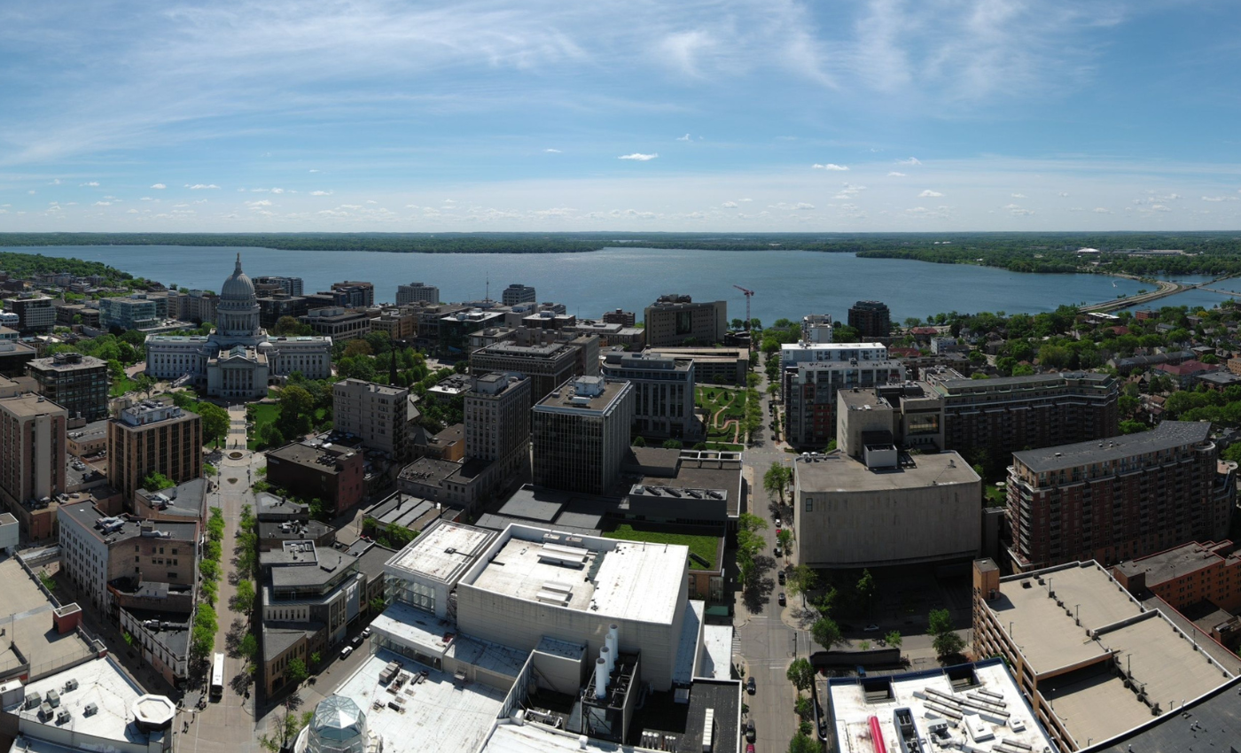 Cityscape of Washington DC, United States with Potomac River and Tidal Basin in the background