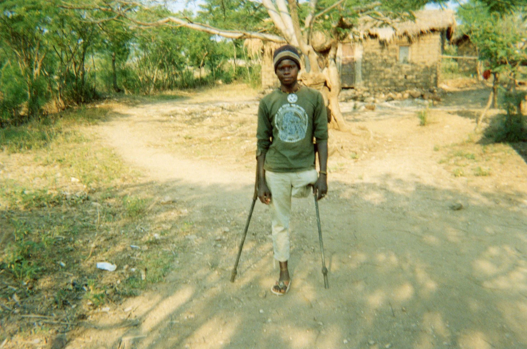 This photo shows the house where we
passed through enrollment as children in the armed groups. It was the
house of the commander. 