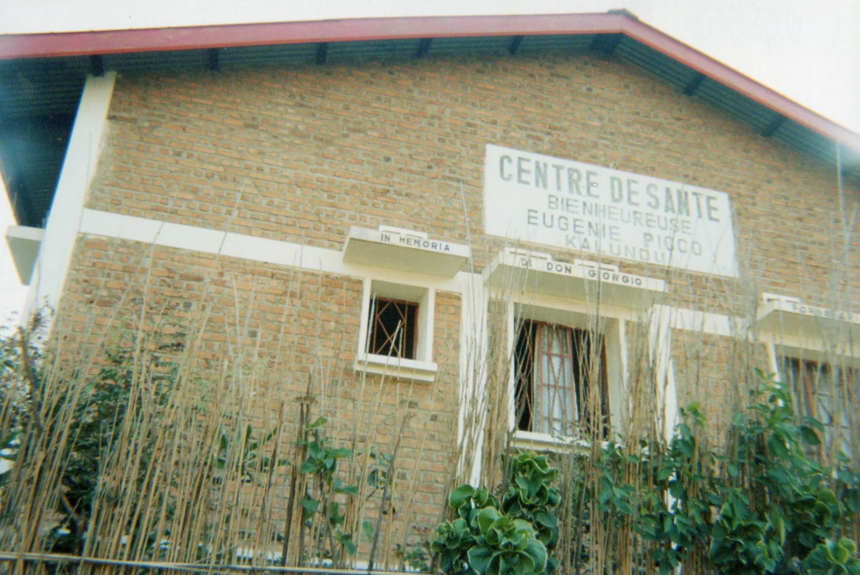 This photo shows the hospital where my child who is an ex-combatant was treated when he left the armed group. The treatment at this hospital was free. 