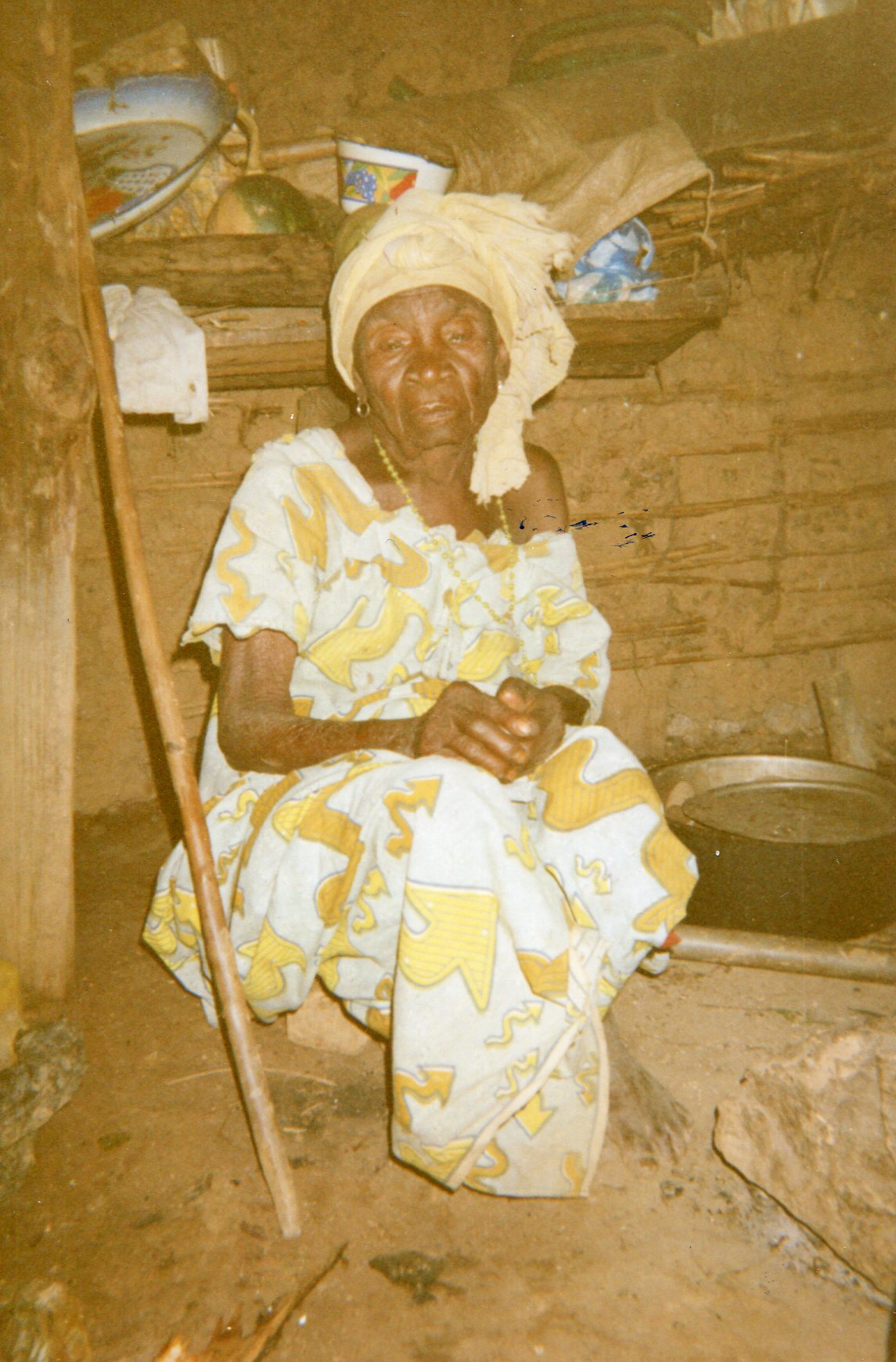  A 95-year-old widow living in her misery. 