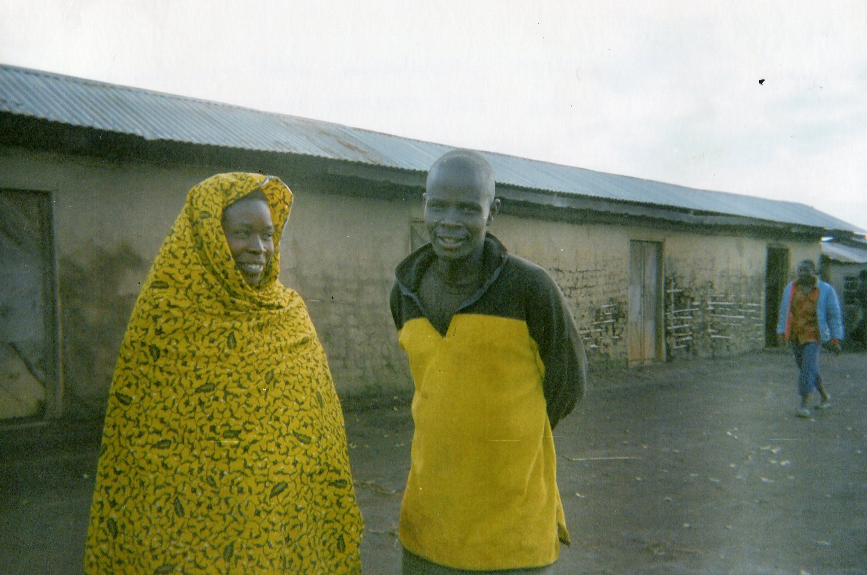  The two parents learned that their child has returned from the army and their smile symbolized the joy and wish that he would reintegrate into the family.&nbsp; 