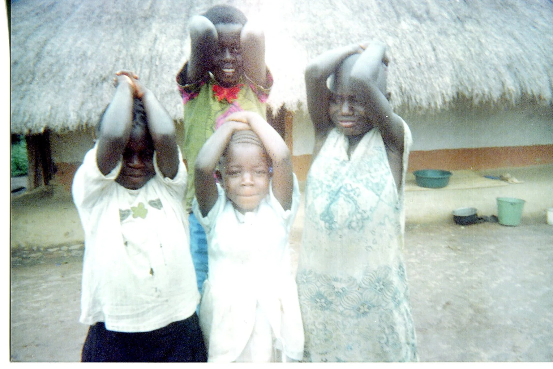 These children cry for their stolen belongings pillaged by the combatants. 