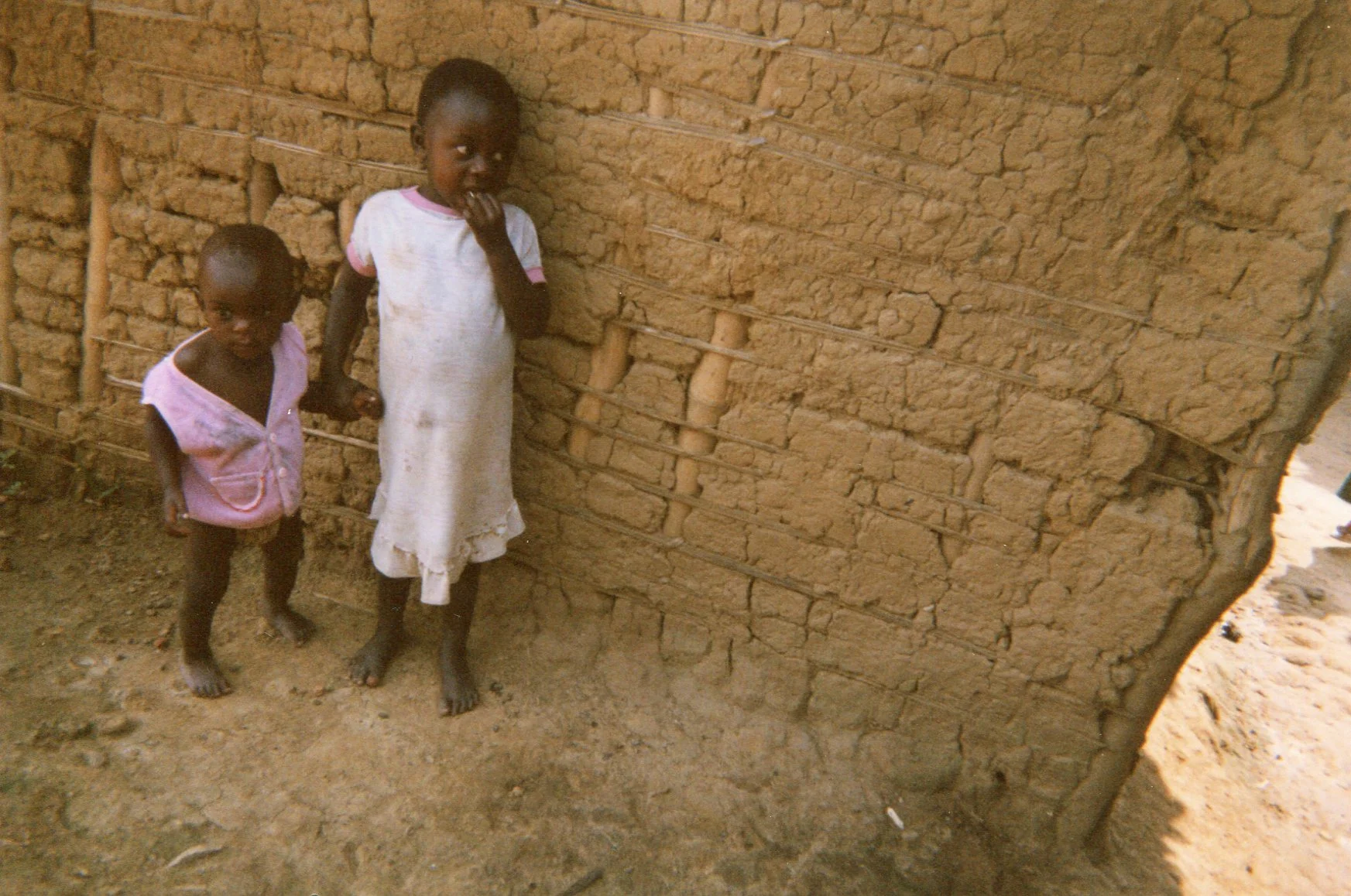 This shows the life of our children, they didn't have shoes and they didn't have clothes. 