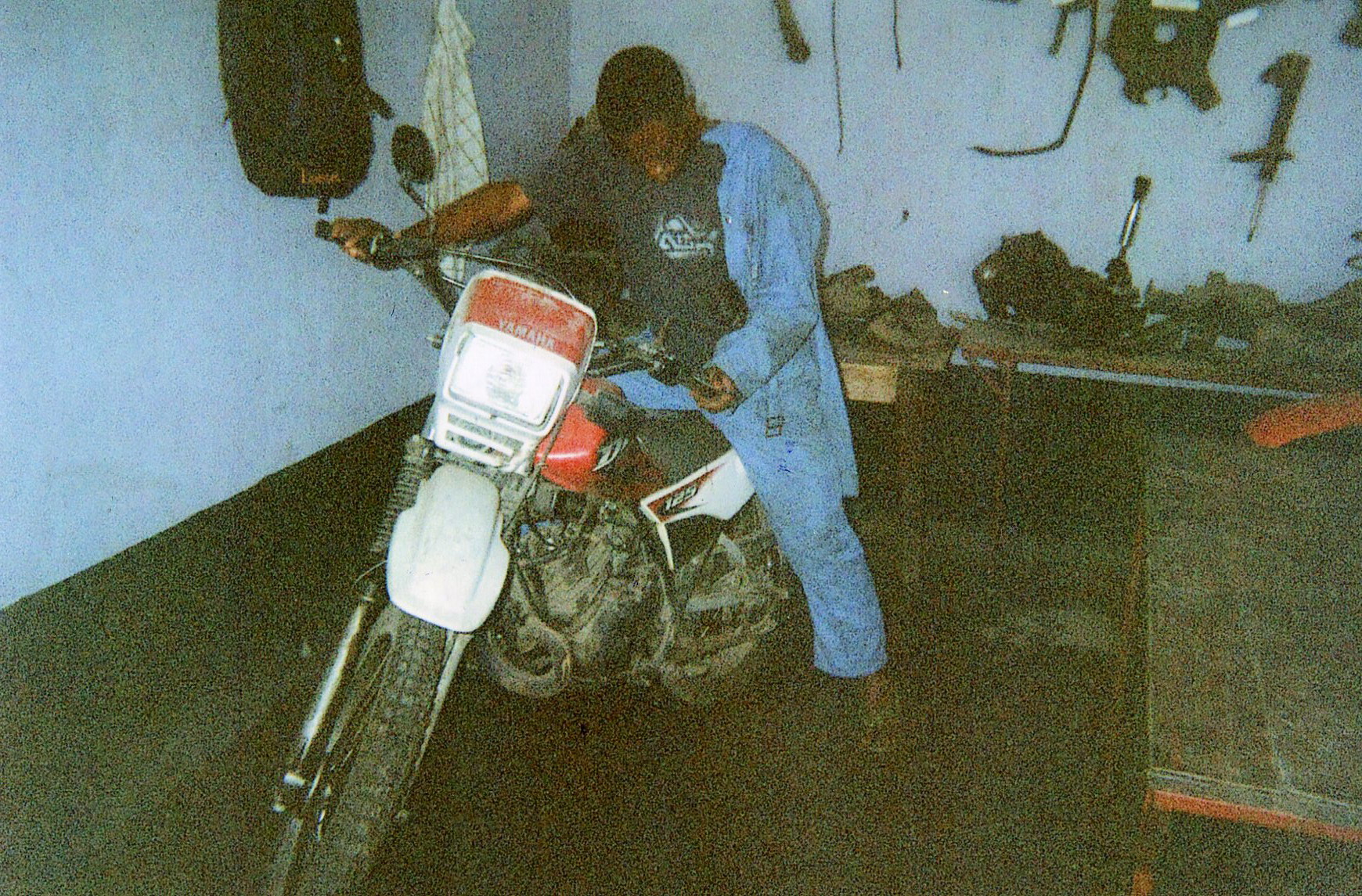  I have repaired a motorbike and trying it to check if it is well fixed.&nbsp; 