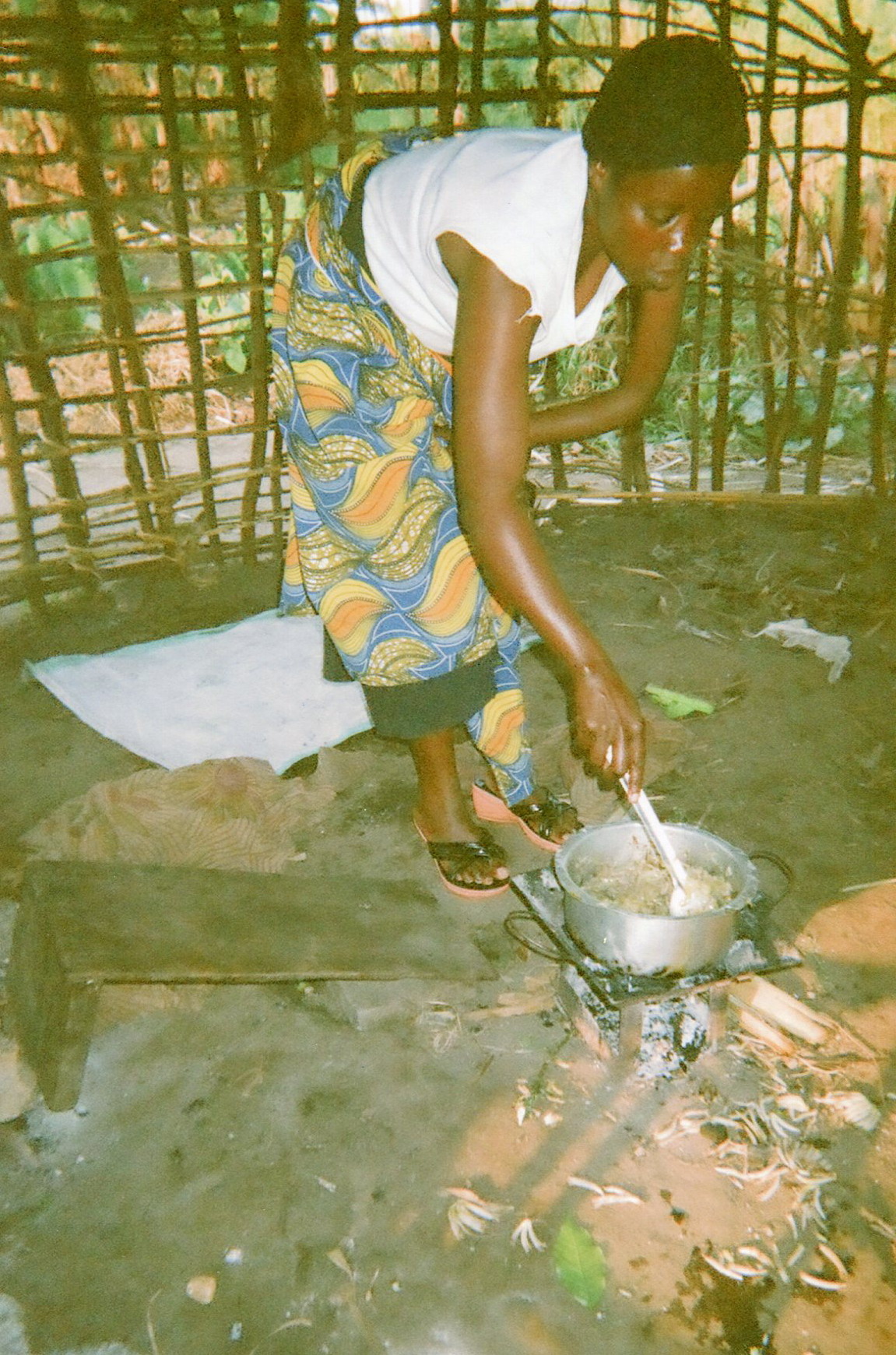  Soldiers were making us cook for them but were not giving us food in turn.&nbsp; 