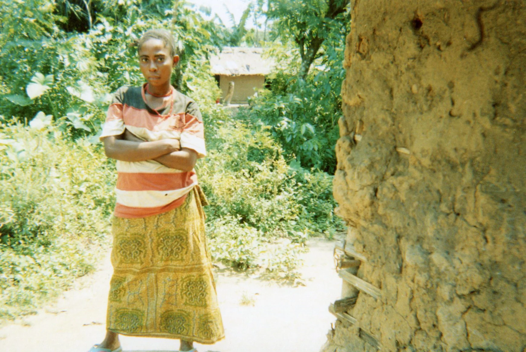 This girl made medicine and prepared food for the soldiers. 