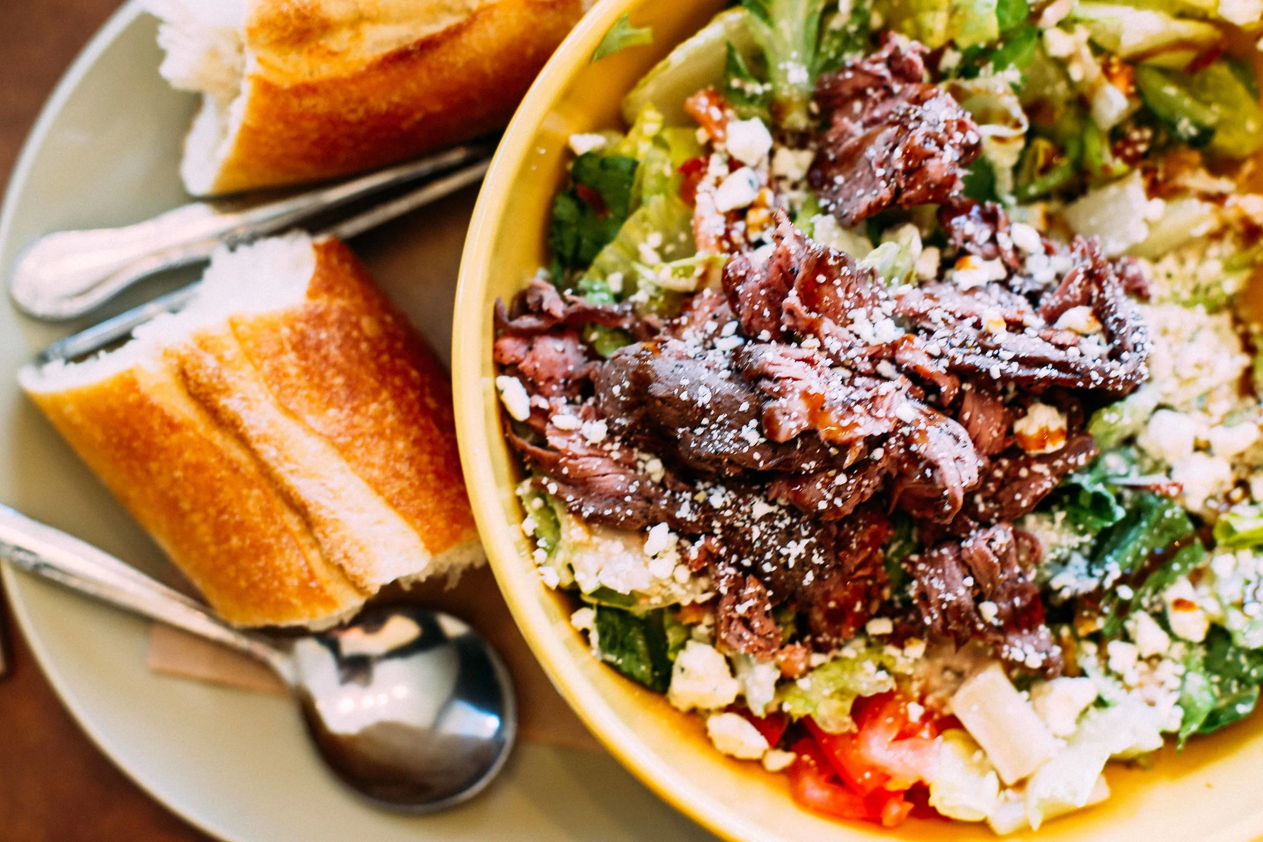 Steak & Bleu Cheese Salad