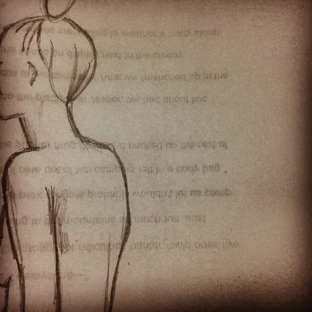 This is why you should try to avoid using scrap paper when you run out of space in your sketchbook. 