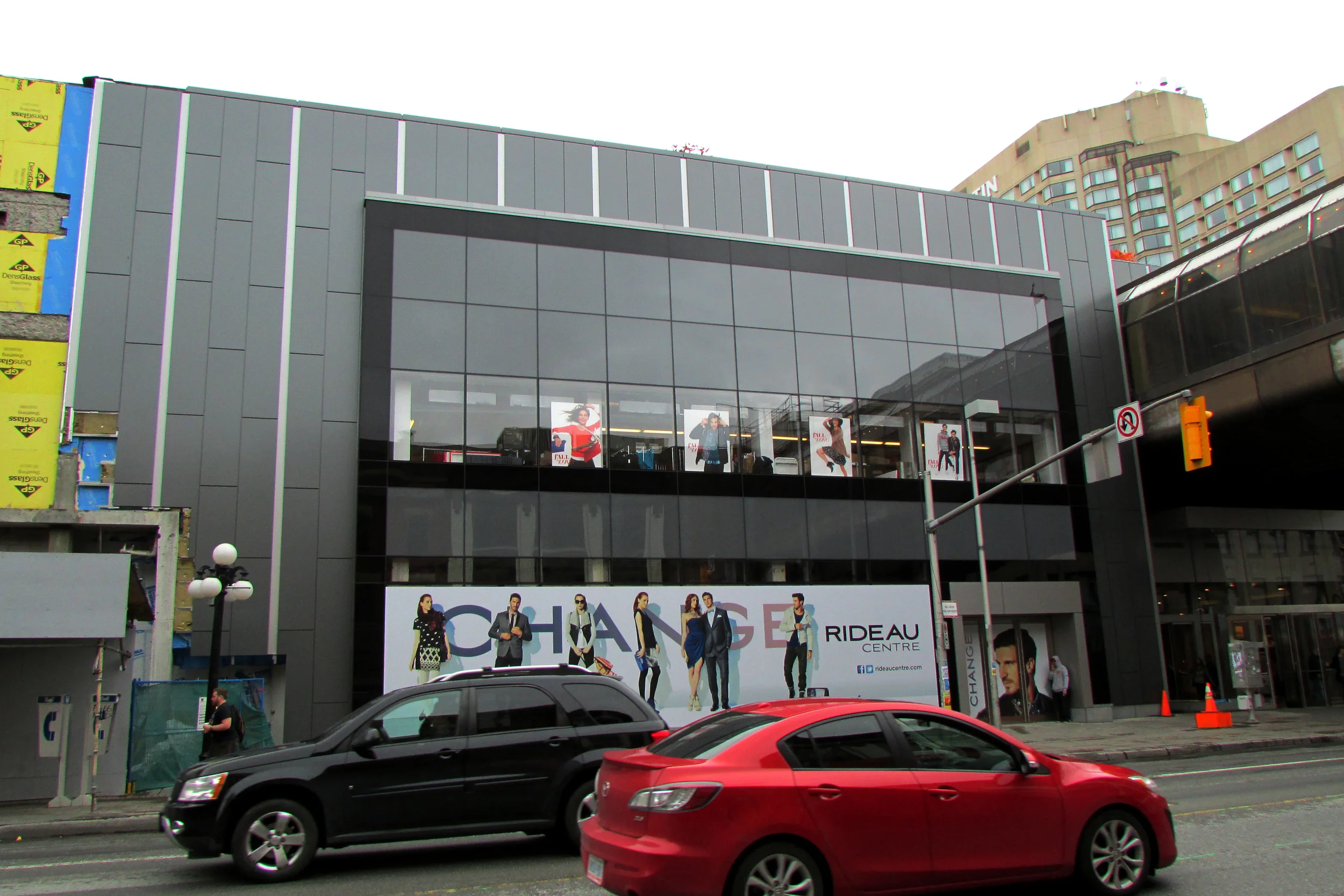 Rideau Centre slowly unveils its new skin