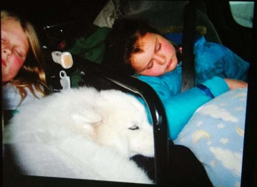 Photo credit: Tiffany CUddy The benefits of sleeping (sister on the left)