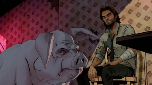 Bigby and Colin are currently available for birthday parties and bar mitzvahs // all rights reserved to telltale games