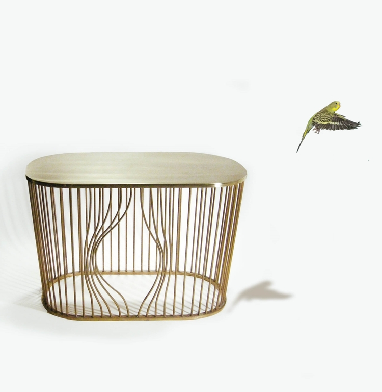 Bye bye bird. Prototype of sofa table by Runa Klock.