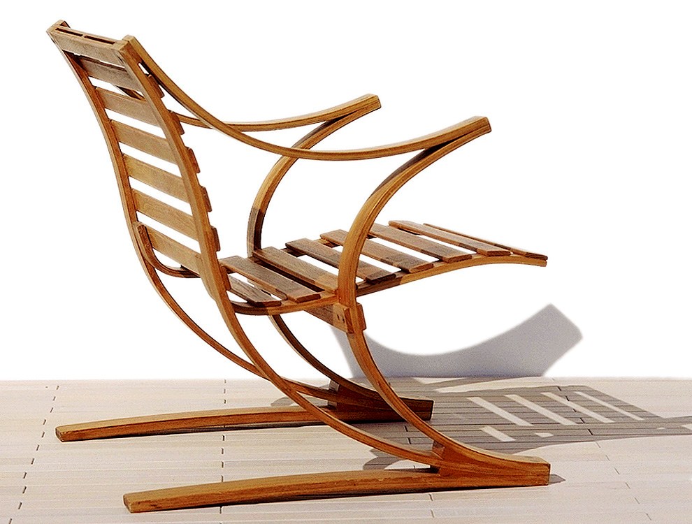 Peter Opsvik studied at Bergen College of Applied Art, 1959-1963. The chair above is his initial furniture assignment, delivered in 1961.