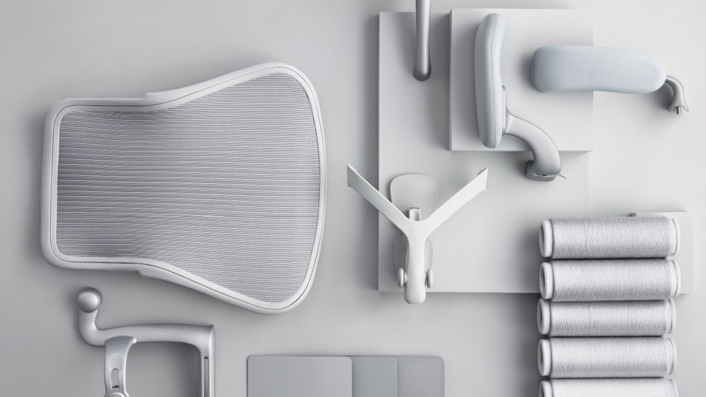 Aeron Remastered by Herman Miller.