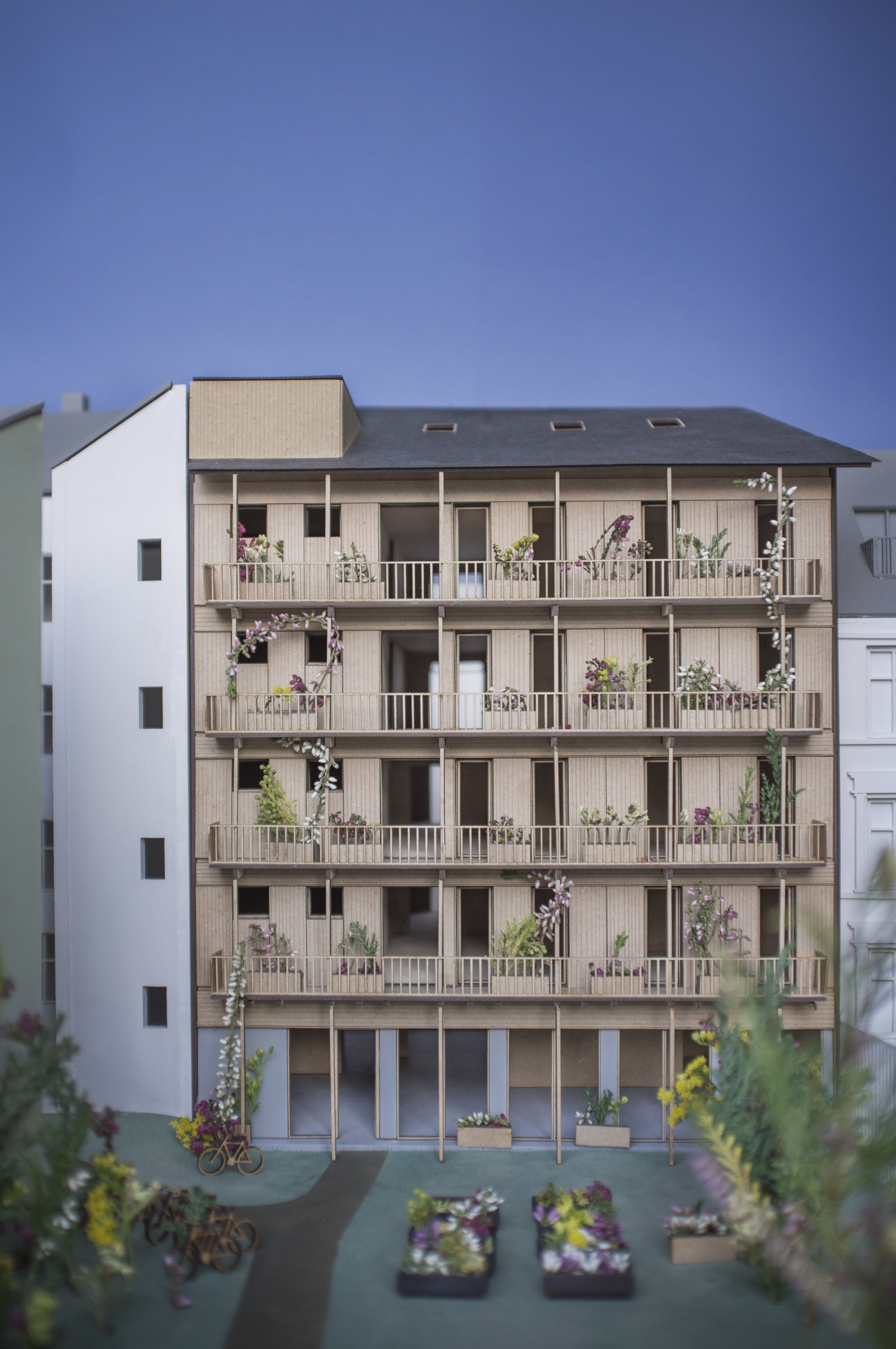 Model of Hauskvartalet - Foto Eriksen Skajaa