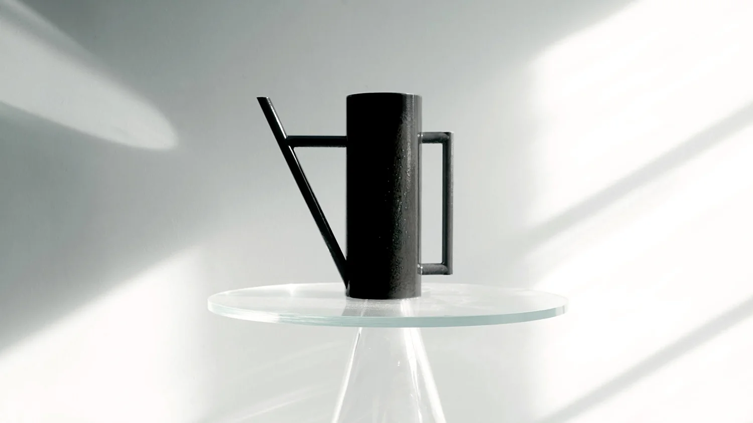 UT #57/256 Ur Water cans by Kneip Stian Korntvedt Ruud & Jørgen Platou Willumsen of Kneip have designed Ur - a pair of in handmade enameled stainless steel water cans - made to elevate the ritual of sharing water with plants.