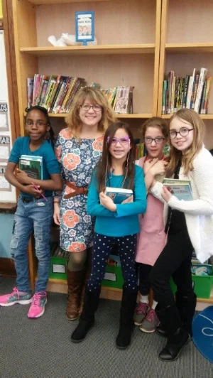 a bunch of librarians for Teacher for a day during Catholic schools week