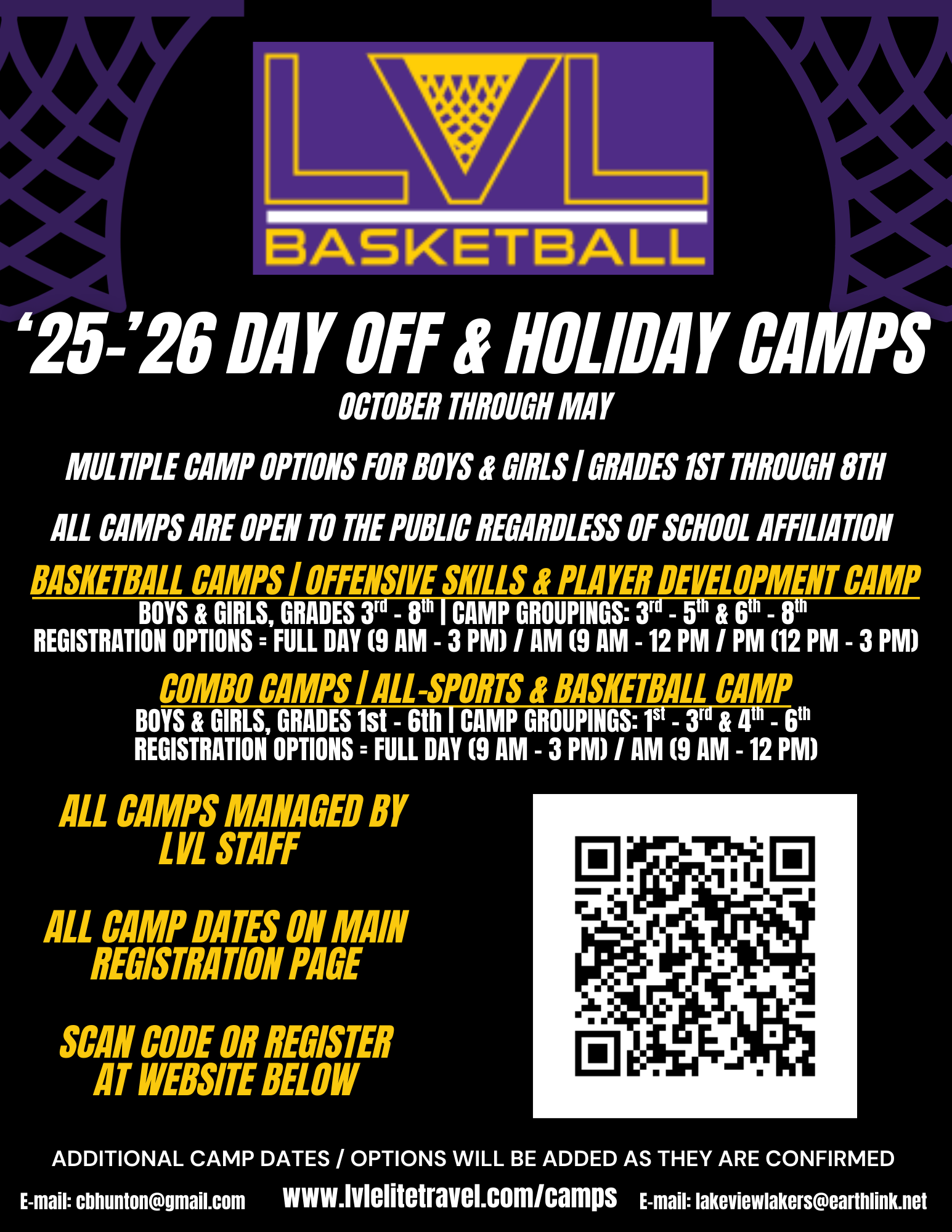 Holiday Basketball Camps Here at St. Benedict - Sign Up Today! 