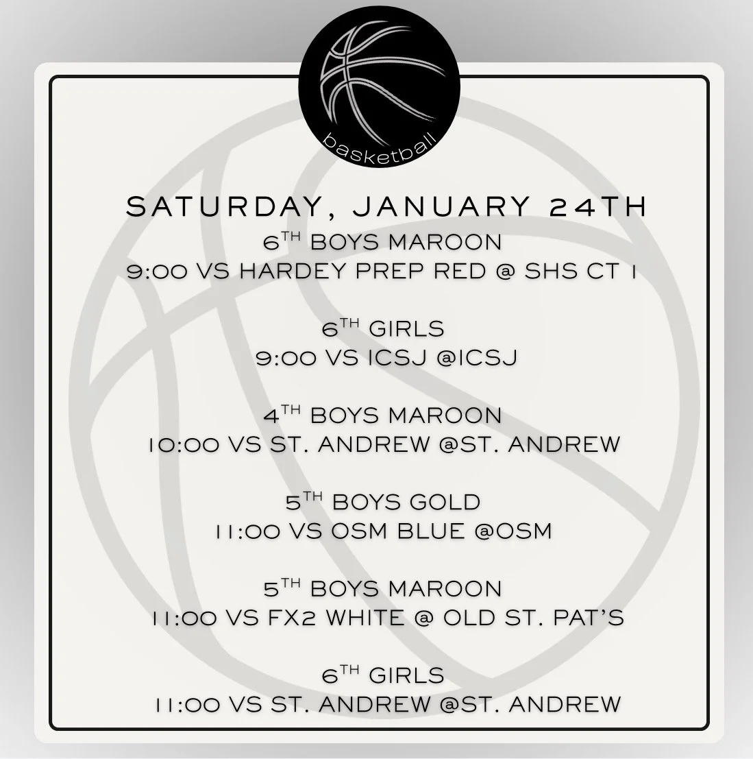 Cheer on our Bengals at This Weekend's Games - Check here for schedules!