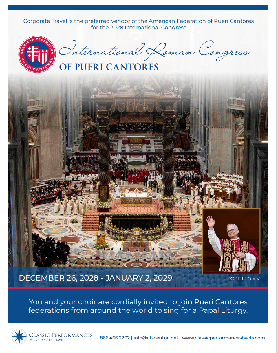 Would you LOVE to See Your Child Sing for Pope Leo? 