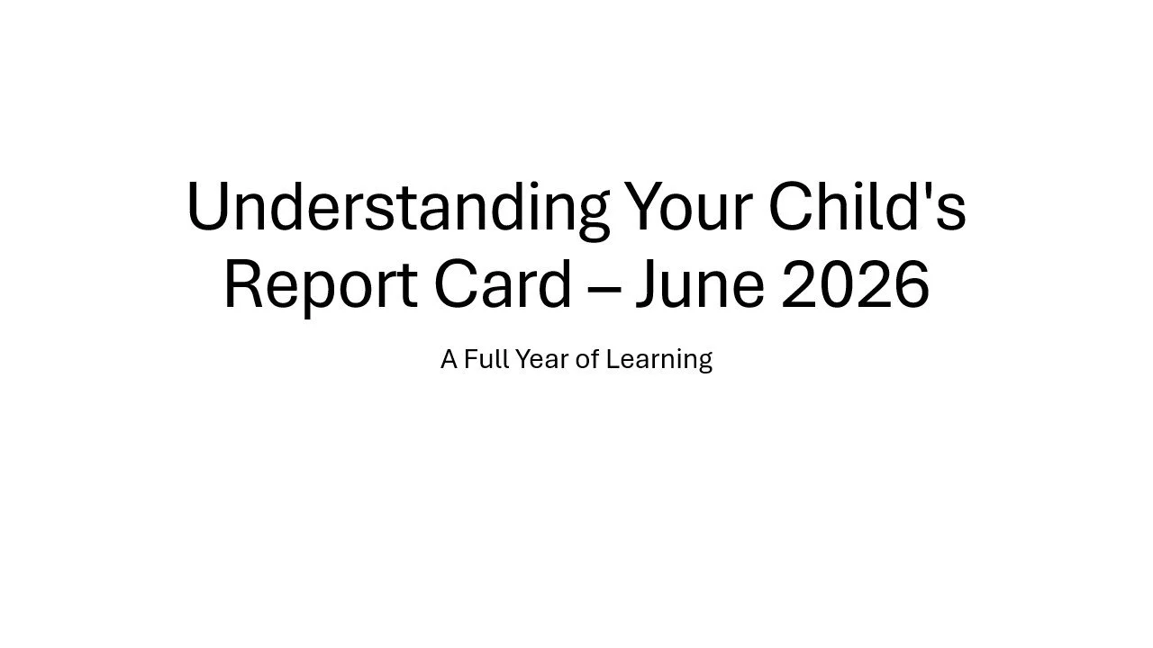 How to Understand Your Child's REPORT CARD 