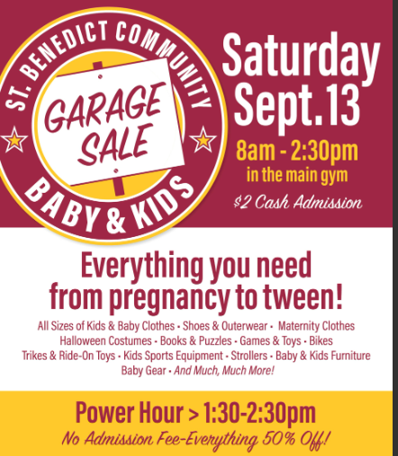 Get Ready for Our Annual Garage Sale 