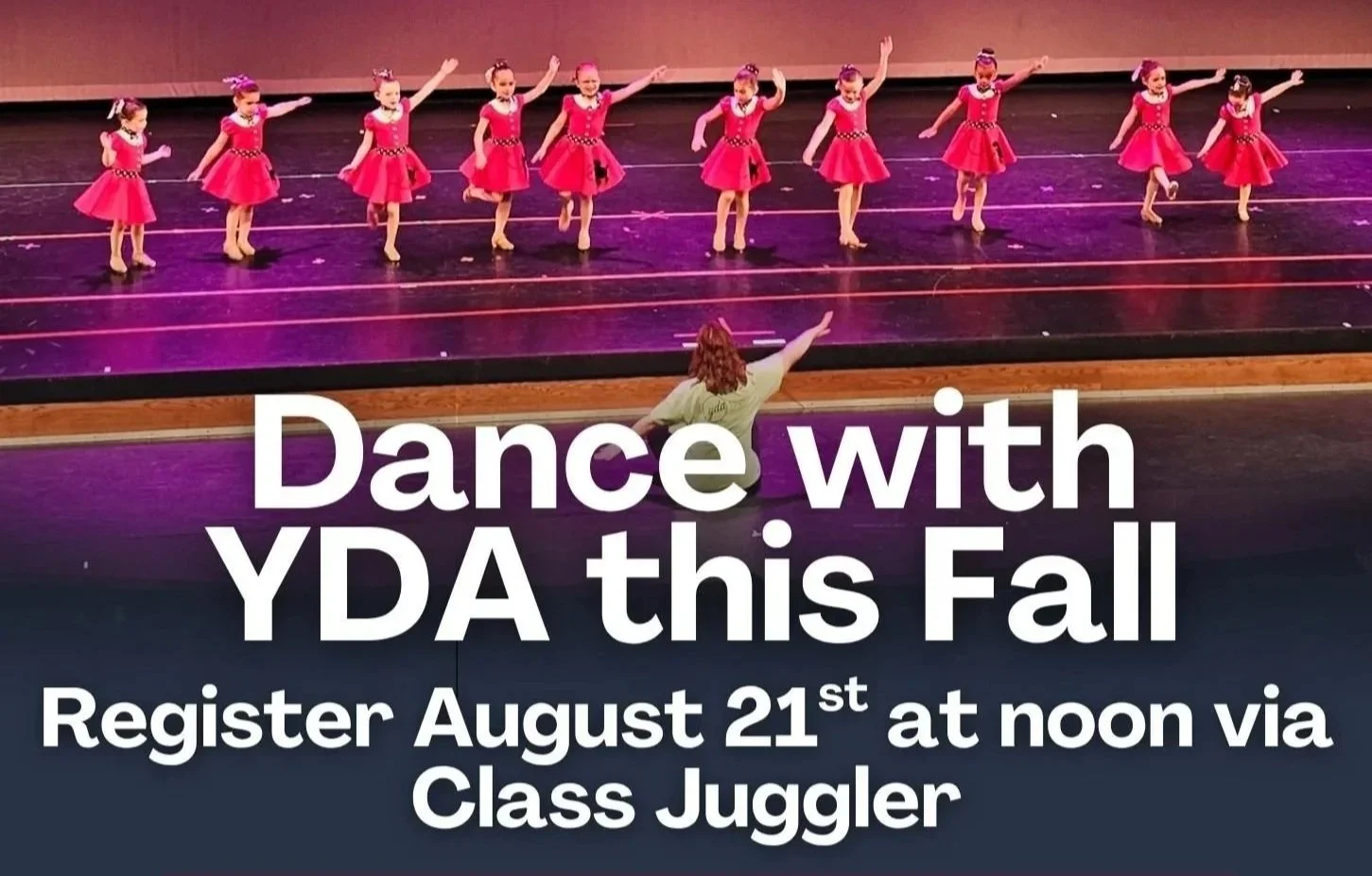 Dance with YDA this Fall! Registration Opens August 21st