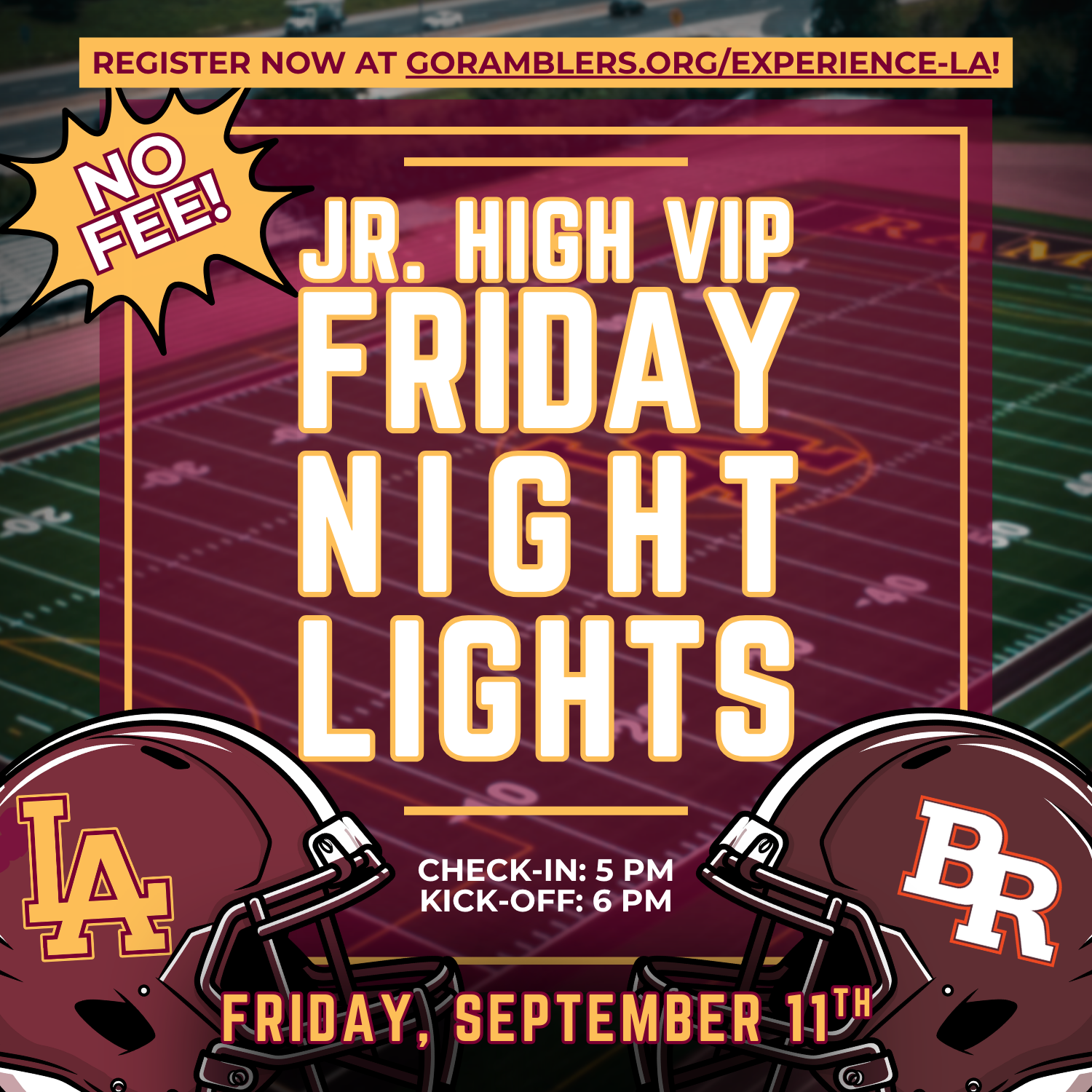 Upcoming Football Events @ Loyola Academy